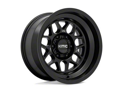 KMC Terra Satin Black 6-Lug Wheel; 20x9; 0mm Offset (14-18 Silverado 1500)