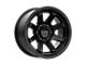 KMC Trail Satin Black 6-Lug Wheel; 17x9; -12mm Offset (14-18 Silverado 1500)