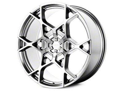 KMC Crosshair Chrome 6-Lug Wheel; 22x9; 15mm Offset (15-22 Colorado)