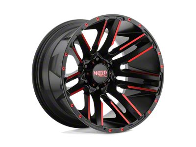 KMC Crosshair Satin Black 6-Lug Wheel; 20x8.5; 15mm Offset (15-22 Colorado)