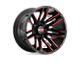 KMC Crosshair Satin Black 6-Lug Wheel; 20x8.5; 15mm Offset (15-22 Colorado)