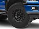 KMC Chase Satin Black with Gloss Black Lip 6-Lug Wheel; 17x9; 0mm Offset (15-20 F-150)
