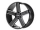 KMC Duece Satin Black Milled 6-Lug Wheel; 22x9; 15mm Offset (15-20 F-150)