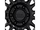 KMC IMS Matte Black with Gloss Black Lip 6-Lug Wheel; 17x8.5; -10mm Offset (15-20 F-150)