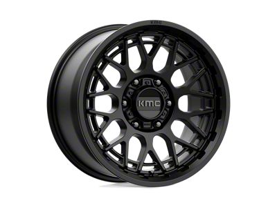 KMC Technic Satin Black 6-Lug Wheel; 17x8.5; 18mm Offset (15-20 F-150)