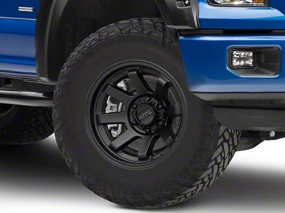 KMC Trail Satin Black 6-Lug Wheel; 17x8.5; 0mm Offset (15-20 F-150)