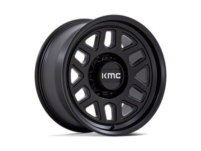 KMC Mesa Forged Monoblock Satin Black 8-Lug Wheel; 18x9; 18mm Offset (15-19 Sierra 2500 HD)