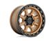 KMC Chase Matte Bronze with Black Lip 8-Lug Wheel; 20x9; 18mm Offset (15-19 Silverado 2500 HD)
