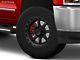 KMC Chase Satin Black with Gloss Black Lip 8-Lug Wheel; 18x9; 0mm Offset (15-19 Silverado 2500 HD)