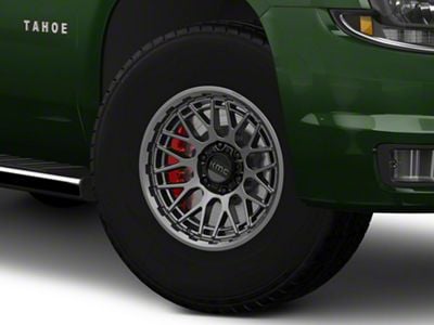 KMC Technic Anthracite 6-Lug Wheel; 17x8.5; 18mm Offset (15-20 Tahoe)