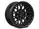 KMC Technic Satin Black 6-Lug Wheel; 17x8.5; 18mm Offset (15-20 Tahoe)