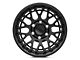 KMC Technic Satin Black 6-Lug Wheel; 17x8.5; 18mm Offset (15-20 Tahoe)