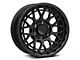 KMC Technic Satin Black 6-Lug Wheel; 17x8.5; 18mm Offset (15-20 Tahoe)