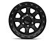 KMC Chase Satin Black with Gloss Black Lip 6-Lug Wheel; 17x9; -12mm Offset (15-20 Yukon)