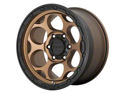 KMC Dirty Harry Matte Bronze with Black Lip 6-Lug Wheel; 20x9; 0mm Offset (15-20 Yukon)