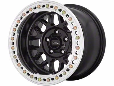 KMC Grenade Crawl Satin Black 6-Lug Wheel; 20x10; -48mm Offset (15-20 Yukon)