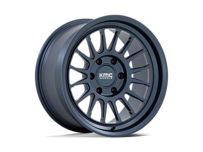 KMC Impact Metallic Blue 6-Lug Wheel; 17x8.5; -10mm Offset (15-20 Yukon)