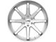 KMC Reverb Brushed Silver with Chrome Lip 6-Lug Wheel; 22x9.5; 30mm Offset (15-20 Yukon)