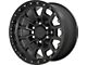 KMC Summit Satin Black 6-Lug Wheel; 17x8.5; 18mm Offset (15-20 Yukon)