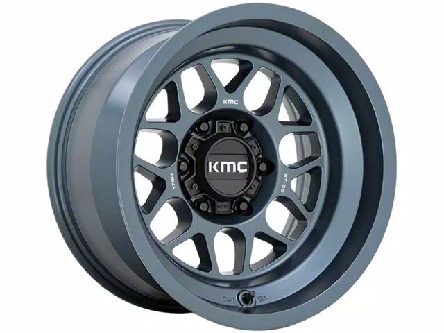 KMC Terra Metallic Blue 6-Lug Wheel; 18x8.5; 0mm Offset (15-20 Yukon)