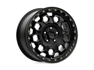 KMC Trek Satin Black 6-Lug Wheel; 17x9; -12mm Offset (15-20 Yukon)