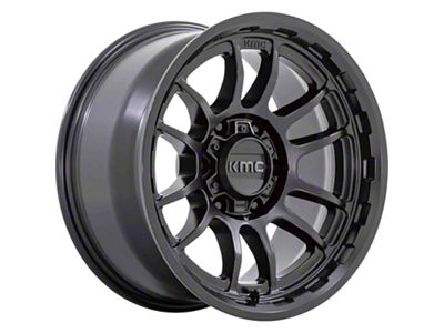 KMC Wrath Satin Black 6-Lug Wheel; 20x9; 0mm Offset (15-20 Yukon)