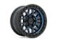 KMC GRS Midnight Blue with Gloss Black Lip 8-Lug Wheel; 17x9; 18mm Offset (17-22 F-250 Super Duty)