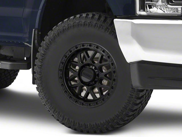 KMC GRS Satin Black 8-Lug Wheel; 17x8.5; 0mm Offset (17-22 F-250 Super Duty)