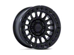 KMC IMS Matte Black with Gloss Black Lip 8-Lug Wheel; 18x9; 0mm Offset (17-22 F-350 Super Duty SRW)