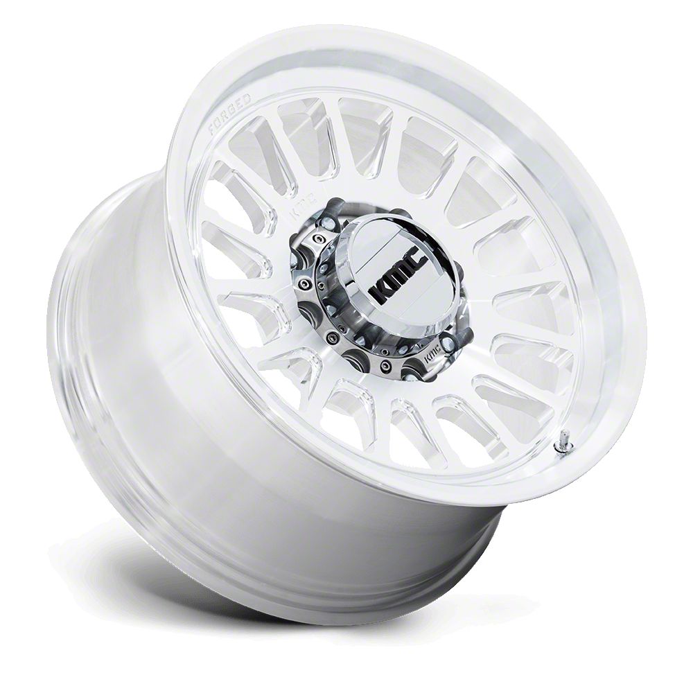 KMC RAM 2500 Impact Raw Machined 8-Lug Wheel; 18x9; -12mm Offset ...