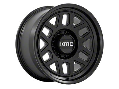 KMC Mesa Satin Black 8-Lug Wheel; 18x9; 0mm Offset (19-24 RAM 2500)