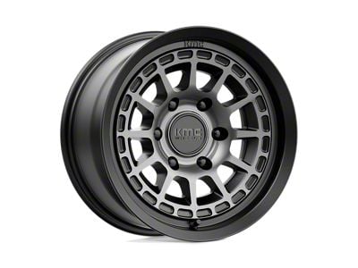 KMC Canyon Satin Black with Gray Tint 6-Lug Wheel; 16x8; 0mm Offset (19-23 Ranger)