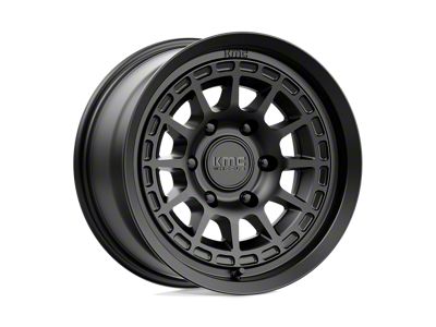 KMC Canyon Satin Black 6-Lug Wheel; 16x8; 0mm Offset (19-23 Ranger)