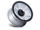 KMC Outrun Machined with Gloss Black Lip 6-Lug Wheel; 18x9; 18mm Offset (19-23 Ranger)