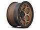 KMC Dirty Harry Matte Bronze with Black Lip 8-Lug Wheel; 17x8.5; 0mm Offset (23-24 F-250 Super Duty)