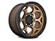 KMC Dirty Harry Matte Bronze with Black Lip 8-Lug Wheel; 17x8.5; 0mm Offset (23-24 F-350 Super Duty SRW)