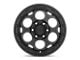 KMC Dirty Harry Textured Black 6-Lug Wheel; 17x8.5; 18mm Offset (2024 Ranger)