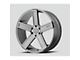 KMC Duece Satin Gray Milled 6-Lug Wheel; 20x8.5; 35mm Offset (2024 Ranger)