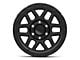 KMC Mesa Satin Black with Gloss Black Lip 6-Lug Wheel; 17x8.5; 0mm Offset (2024 Ranger)