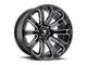 KMC Tempo Satin Black 6-Lug Wheel; 20x9; 18mm Offset (91-96 Dakota)