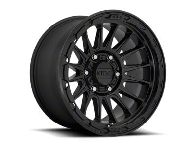 KMC Impact Satin Black 8-Lug Wheel; 17x8.5; 0mm Offset (94-02 RAM 2500)