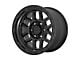 KMC Mesa Satin Black with Gloss Black Lip 8-Lug Wheel; 17x9; -12mm Offset (94-02 RAM 2500)