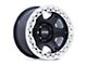 KMC VI Beadlock Satin Black with Machined Ring 8-Lug Wheel; 20x10; -48mm Offset (94-02 RAM 2500)