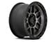 KMC Mesa Satin Black with Gray Tint 8-Lug Wheel; 17x9; 18mm Offset (94-02 RAM 3500 SRW)