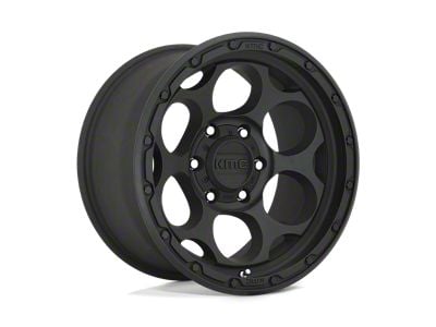 KMC Dirty Harry Textured Black 8-Lug Wheel; 17x8.5; 0mm Offset (99-07 F-250 Super Duty)