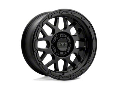 KMC Grenade Off-Road Matte Black 8-Lug Wheel; 17x8.5; 0mm Offset (99-07 F-250 Super Duty)