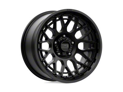 KMC Technic Satin Black 8-Lug Wheel; 20x9; 0mm Offset (99-07 F-250 Super Duty)