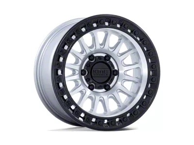 KMC IMS Machined with Black Lip 8-Lug Wheel; 18x9; 0mm Offset (99-07 F-350 Super Duty SRW)