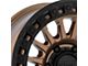 KMC IMS Matte Bronze with Gloss Black Lip 6-Lug Wheel; 17x8.5; -10mm Offset (99-06 Sierra 1500)