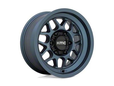 KMC Terra Metallic Blue 6-Lug Wheel; 20x9; -12mm Offset (99-06 Sierra 1500)